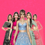 Logo of Indian Fashion Dressup Stylist android Application 