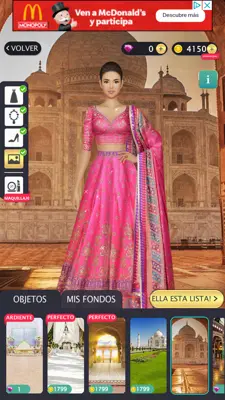 Indian Fashion Dressup Stylist android App screenshot 8